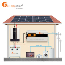 FelicitySolar 3KW Home verwenden Sie Solar -Stromversorgungssystem für Lichter/ Lüfter und Fernseher